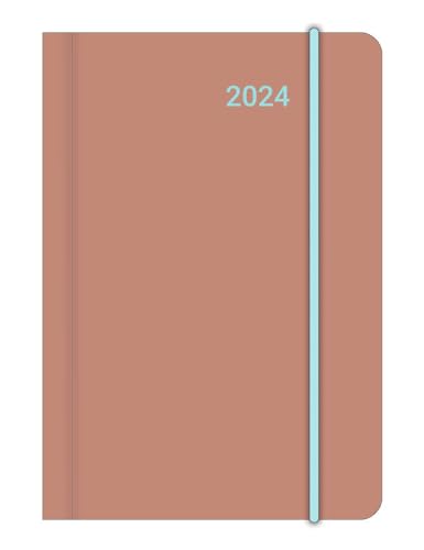 BLUE SPRUCE 2024 - Diary - Buchkalender - Taschenkalender - 8x11,5: Mini Flexi Diary EarthLine von N NEUMANNVERLAGE