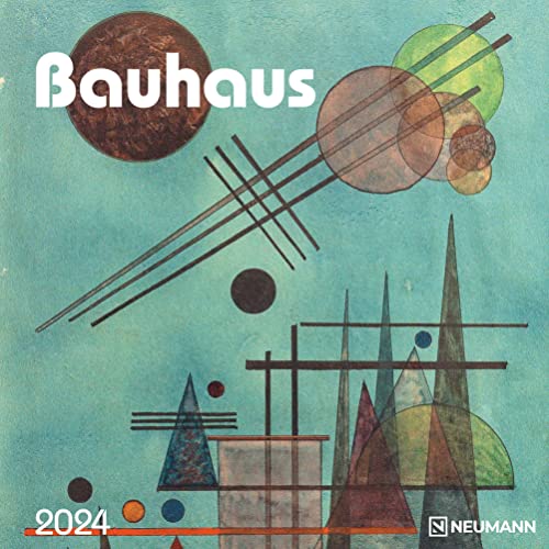 Bauhaus 2024 - Wand-Kalender - Broschüren-Kalender - 30x30 - 30x60 geöffnet - Kunst-Kalender von N NEUMANNVERLAGE