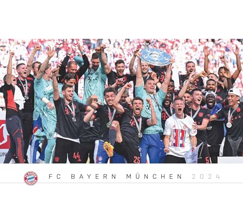 FC Bayern München 2024 Wand-Kalender - Fußball-Kalender - Fan-Kalender - 60x50 - Sport von N NEUMANNVERLAGE