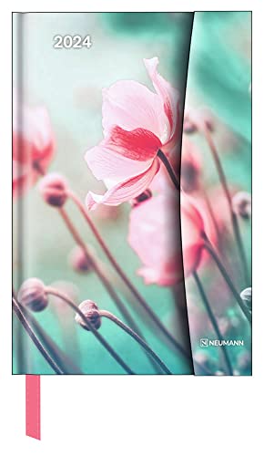 Flowers 2024 - Diary - Buchkalender - Taschenkalender - 10x15: Magneto Diary von N NEUMANNVERLAGE
