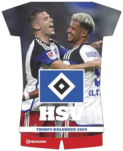 Hamburger SV 2024 - Trikotkalender - Fußball-Kalender - Fan-Kalender - 34,1x42 von N NEUMANNVERLAGE