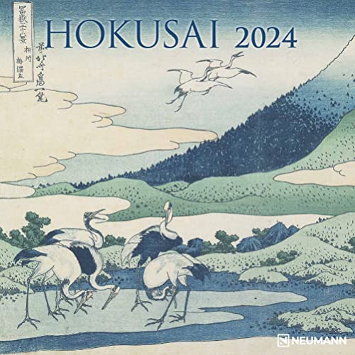 Hokusai 2024 - Wand-Kalender - Broschüren-Kalender - 30x30 - 30x60 geöffnet - Kunst-Kalender von N NEUMANNVERLAGE
