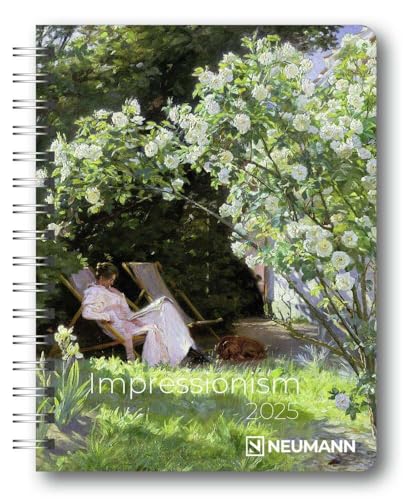 N NEUMANNVERLAGE - Impressionism 2025 Diary, 16,5x21,6cm, Taschenkalender mit zwölf Bildseiten und Notizseiten, herausnehmbaren Planer, Jahres- und ... und internationales Kalendarium: Diary von N NEUMANNVERLAGE