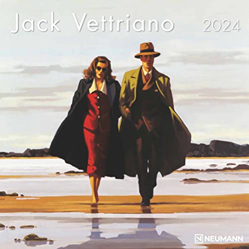 Jack Vettriano 2024 - Wand-Kalender - Broschüren-Kalender - 30x30 - 30x60 geöffnet - Kunst-Kalender von N NEUMANNVERLAGE