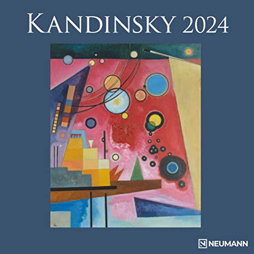 Kandinsky 2024 - Wand-Kalender - Broschüren-Kalender - 30x30 - 30x60 geöffnet - Kunst-Kalender von N NEUMANNVERLAGE