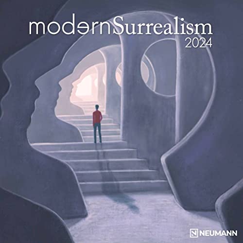 Modern Surrealism 2024 - Wand-Kalender - Broschüren-Kalender - 30x30- 30x60 geöffnet von N NEUMANNVERLAGE