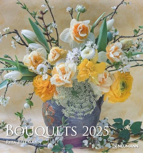 N NEUMANNVERLAGE - Bouquets 2025 Fotokunst-Kalender, 45x48cm, Wandkalender mit zwölf bezaubernden Blumenbouquets, liebevolle Blumensträuße, Spiralbindung und internationales Kalendarium N NEUMANNVERLAGE - Bouquets 2025 Fotokunst-Kalender, 45x48cm, Wandkalender mit zwölf bezaubernden Blumenbouquets, liebevolle Blumensträuße, Spiralbindung und internationales Kalendarium von N NEUMANNVERLAGE