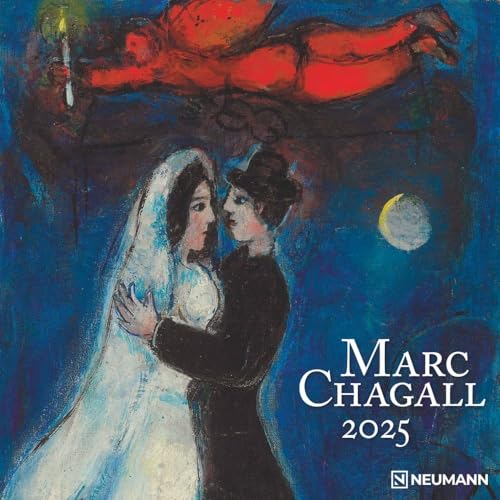 N NEUMANNVERLAGE - Marc Chagall 2025 Broschürenkalender, 30x30cm, Wandkalender mit Abbildungen von Marc Chagall, Mondphasen, viel Platz für Notizen und internationale Feiertage/Kalendarium N NEUMANNVERLAGE - Marc Chagall 2025 Broschürenkalender, 30x30cm, Wandkalender mit Abbildungen von Marc Chagall, Mondphasen, viel Platz für Notizen und internationale Feiertage/Kalendarium von N NEUMANNVERLAGE