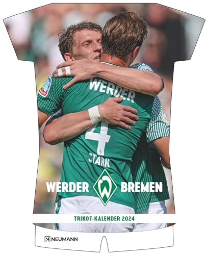 Werder Bremen 2024 - Trikotkalender - Fan-Kalender - Fußball-Kalender - 34,1x42 - Sport von N NEUMANNVERLAGE