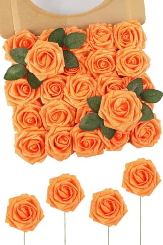 N&T NIETING Künstliche Blumen Glitter Rose, 25 Stück Gefälschte Rosen Blumen mit Stängeln Real Touch Faux Schaum Rosen Herbstblumfür Hochzeit Sträuße Party Büro Baby Home Herbst Dekoration N&T NIETING Künstliche Blumen Glitter Rose, 25 Stück Gefälschte Rosen Blumen mit Stängeln Real Touch Faux Schaum Rosen Herbstblumfür Hochzeit Sträuße Party Büro Baby Home Herbst Dekoration von N&T NIETING
