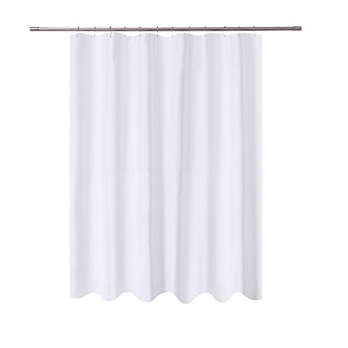 N&Y Home Langer Duschvorhang-Liner Stoff – 183 x 198 cm längere Länge, Hotel-Qualität, schimmelresistent, waschbar, wasserabweisend, weiß Spa Badezimmer Vorhänge mit Ösen N&Y Home Langer Duschvorhang-Liner Stoff – 183 x 198 cm längere Länge, Hotel-Qualität, schimmelresistent, waschbar, wasserabweisend, weiß Spa Badezimmer Vorhänge mit Ösen von N&Y HOME