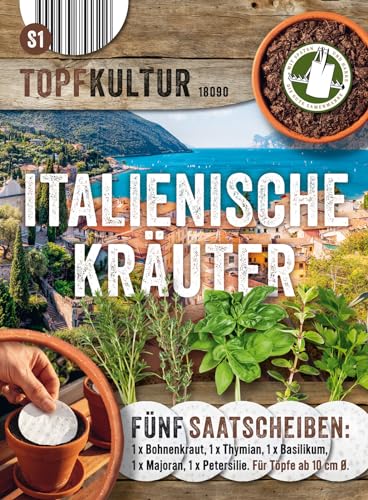 Chrestensen Saatscheiben Italienische Kräuter Samen Saatgut von N.L. Chrestensen