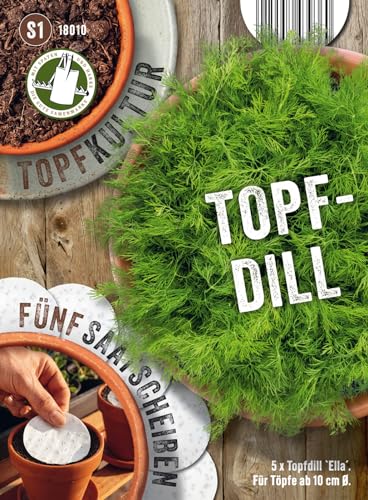 Chrestensen Saatscheiben Topf-Dill Samen Saatgut von Chrestensen