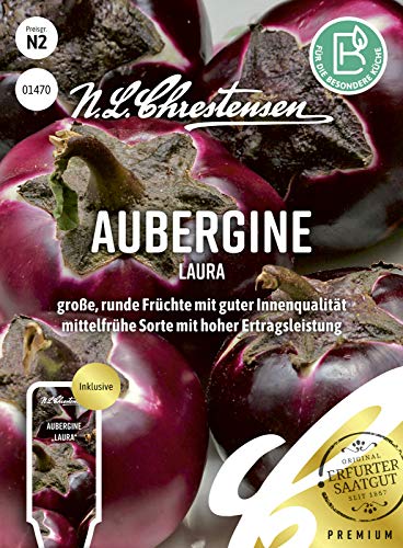 Aubergine Laura Samen, Saatgut von N.L.Chrestensen