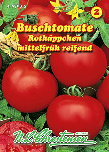 Buschtomate, Rotkäppchen mittelfrüh N.L.Chrestensen Samen 467035-B von N.L. Chrestensen