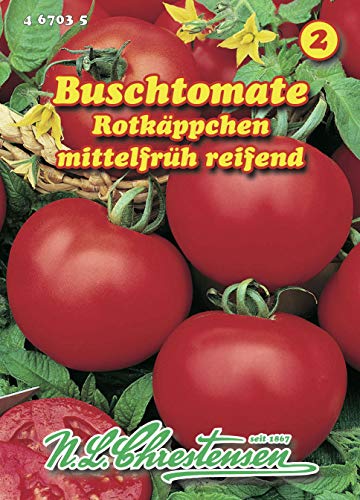 Buschtomate, Rotkäppchen mittelfrüh N.L.Chrestensen Samen 467035-B von N.L. Chrestensen