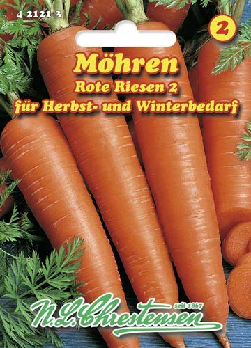 N.L. Chrestensen 42121320 Speisemöhre Rote Riesen 2-30 g (Speisemöhrensamen) von N.L.Chrestensen