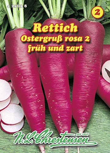 N.L. Chrestensen 425038 Rettich Ostergruß rosa 2 (Rettichsamen) von N.L.Chrestensen