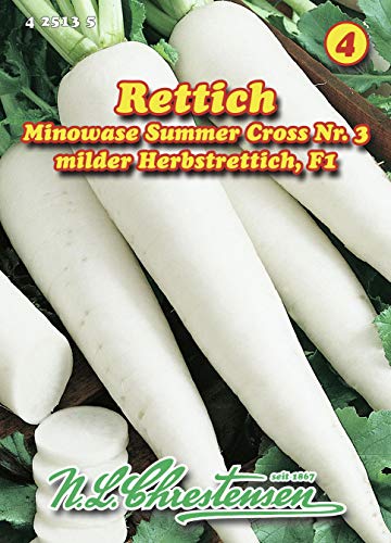 N.L. Chrestensen 425135 Rettich Minowase Summer Cross Nr. 3 (Rettichsamen) von N.L.Chrestensen