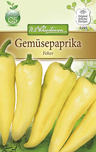 N.L. Chrestensen 4295 Gemüsepaprika Feher (Paprikasamen) von N.L.Chrestensen