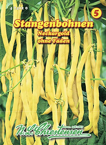 N.L. Chrestensen 474120 Stangenbohne Neckargold (Stangenbohnensamen) von N.L.Chrestensen