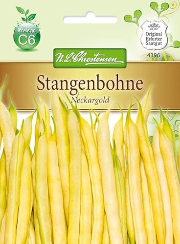 N.L.Chrestensen 4396, Stangenbohnen Neckargold, Gelb von Chrestensen