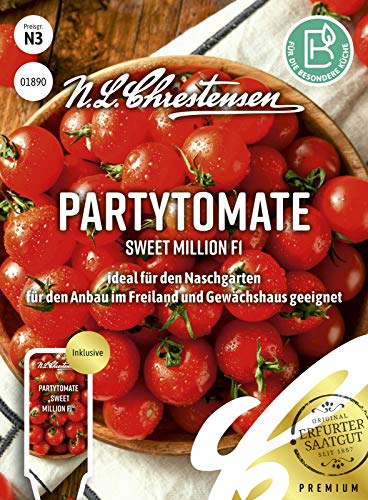 Partytomate Sweet million F1 N.L.Chrestensen Samen 1890 von N.L.Chrestensen