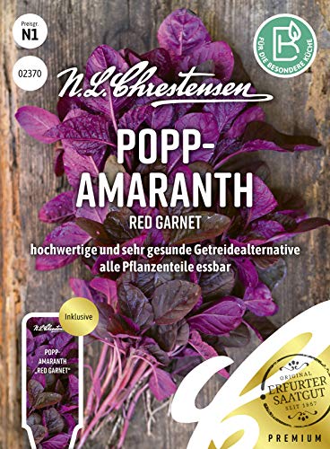 Popp- Amaranth Red Garnet Samen, Saatgut von N.L.Chrestensen