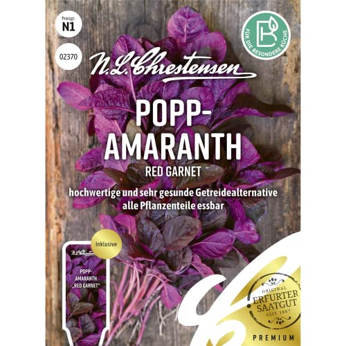 Popp- Amaranth Red Garnet Samen, Saatgut von N.L.Chrestensen