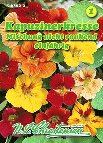 Tropaeolum majus, Kapuzinerkresse, Mischung nicht rankend N.L. Tropaeolum majus, Kapuzinerkresse, Mischung nicht rankend N.L. von N.L.Chrestensen