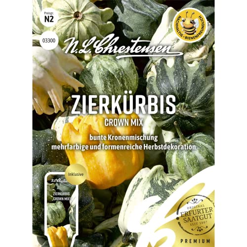 Zierkürbis Crown Mix Samen, Saatgut von N.L.Chrestensen