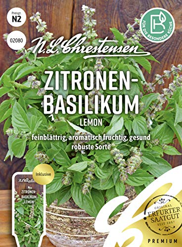 Zitronen- Basilikum Lemon Samen, Saatgut Zitronen- Basilikum Lemon Samen, Saatgut von N.L.Chrestensen