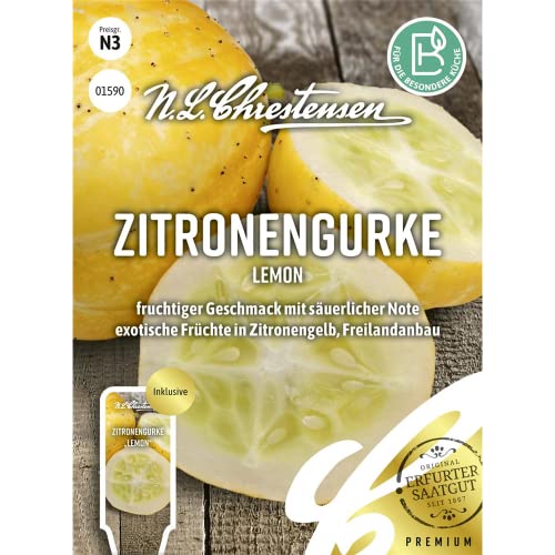 Zitronengurke Lemon Samen, Saatgut von N.L.Chrestensen