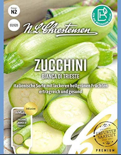 Zucchini Bianca di Trieste N.L.Chrestensen Samen 1920 von N.L.Chrestensen