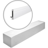 FD11-box wallstyl Noel Marquet 1 Karton set mit 11 Sockelleisten Stuckleisten Zeitlos / Klassisch weiß 22 m - weiß - NMC von NMC