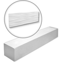 LIQUID-box arstyl Noel Marquet 1 Karton set mit 6 3D Wandpaneeln Zierelementen Modern weiß 2,58 m2 - weiß - NMC von NMC