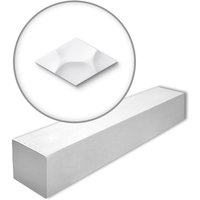RAY-box arstyl Noel Marquet 1 Karton set mit 6 3D Wandpaneeln Zierelementen Modern weiß 0,54 m2 - weiß - NMC von NMC