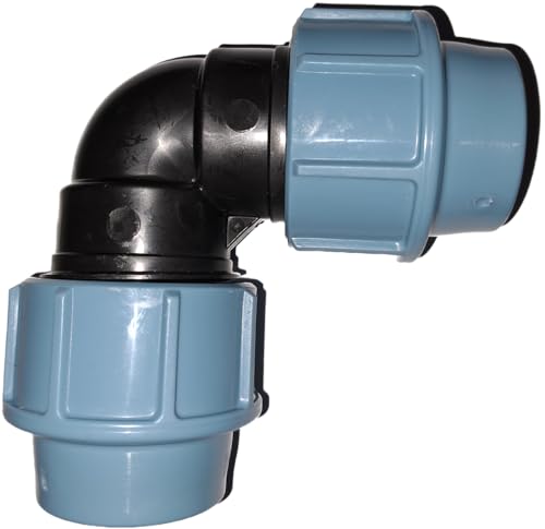 N.Nickells PP Fitting - 32mm Bogen - für PE/MDPE Rohre - Trinkwasserqualität, N.NICKELLS32PPBEND von N.Nickells