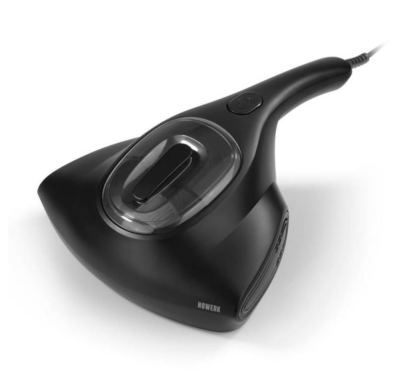 N8WERK Matratzenreinigungsgerät Milbensauger Midnight Black Edition, 300 W, Matratzenreiniger,  Vernichtet bis zu 99,9% der Milben von N8WERK