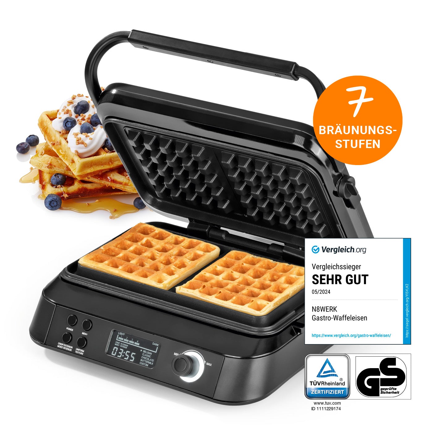 Premium-Waffeleisen von N8WERK