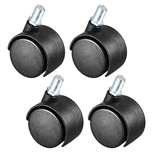 1,5 Zoll Nylon Lenkrollen 360 Grad M8 x 13 mm Gewinde Möbelrollen 4 Stück 1,5 Zoll Nylon Lenkrollen 360 Grad M8 x 13 mm Gewinde Möbelrollen 4 Stück von NA