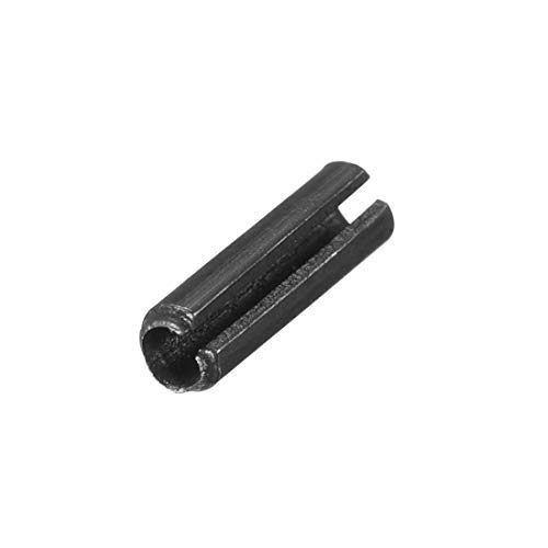 1,7 mm x 6 mm Stiftbolzen aus Karbonstahl, Split-Feder, Rolle Regal, Halterung Pinsel, Befestigung, Material schwarz, 30 Stück von NA