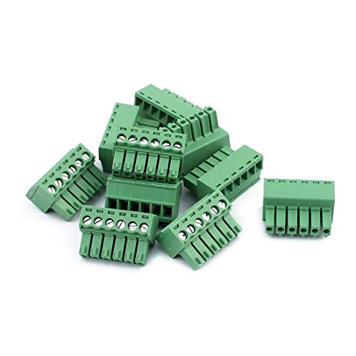 10 Stück 300 V KF2EDGK Gewinde 3,5 mm Schraubklemme PCB 6-polig von NA