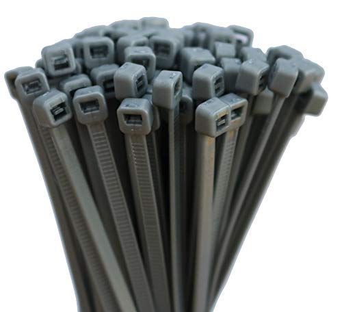 100 Stück Kabelbinder Farbig Grau 4,8x300mm von NA
