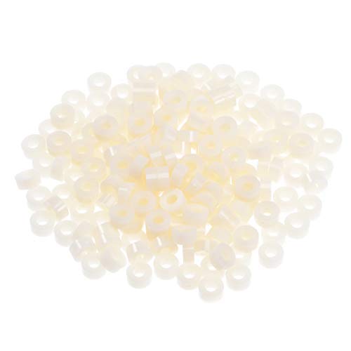200 Stück Nylon rund gerade Rohrisolierung PCB Spacer Abstandshalter 3 x 7 x 3 mm von NA