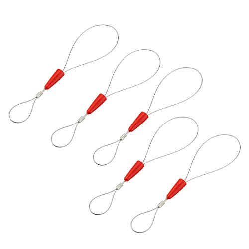 5 Stück Universal Wire Traction Fish Tape Fastener Tool Verbindungswerkzeug Stahlseil 5 Stück Universal Wire Traction Fish Tape Fastener Tool Verbindungswerkzeug Stahlseil von NA