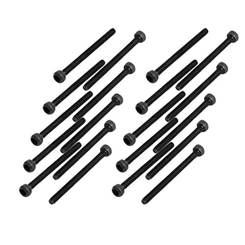 M1,6 x 20 mm Stahl legiert Hex Socket Head Schrauben Molle Schrauben Bolzen schwarz 20 Stück M1,6 x 20 mm Stahl legiert Hex Socket Head Schrauben Molle Schrauben Bolzen schwarz 20 Stück von NA
