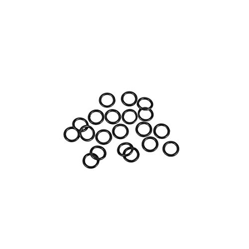 Nitrilgummi O-Ring Innendurchmesser 4mm, Außendurchmesser 6mm, Breite 1mm, Runddichtung 20er Pack Nitrilgummi O-Ring Innendurchmesser 4mm, Außendurchmesser 6mm, Breite 1mm, Runddichtung 20er Pack von NA