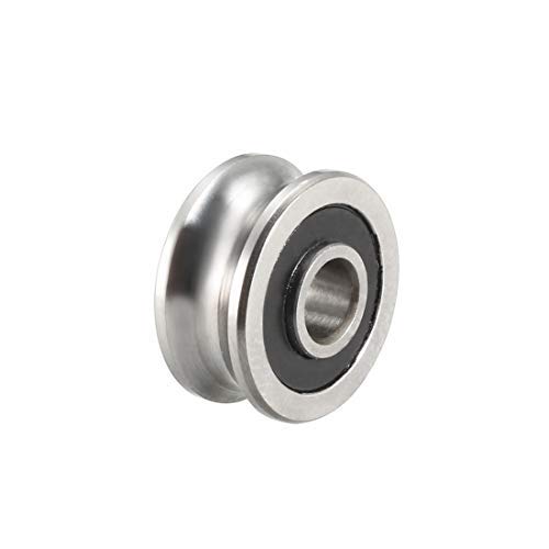 SG15 U-Groove Track Guide Bearing 5 x 17 x 8 mm Pulley Wheel Bearings for Textile Machine Dual Row SG15 U-Groove Track Guide Bearing 5 x 17 x 8 mm Pulley Wheel Bearings for Textile Machine Dual Row von NA