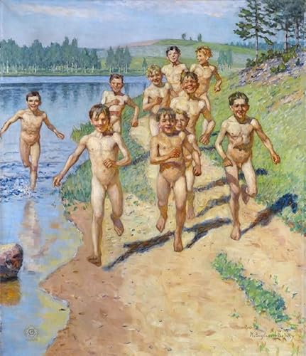 NAAYRASA Berühmte Gemälde Bild auf Leinwand Berühmte Leinwand Drucken Zukünftige Sportler von nikolay Petrovich Bogdanov-belsky Abstrakte Wandkunst für Wohnzimmerdekoration 60x90cm NAAYRASA Berühmte Gemälde Bild auf Leinwand Berühmte Leinwand Drucken Zukünftige Sportler von nikolay Petrovich Bogdanov-belsky Abstrakte Wandkunst für Wohnzimmerdekoration 60x90cm von NAAYRASA